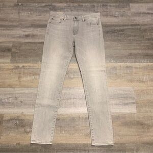 Polo Ralph Lauren Tompkins Gray Skinny Jeans 31 X 30
